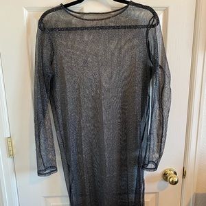 Sheer glitter dress